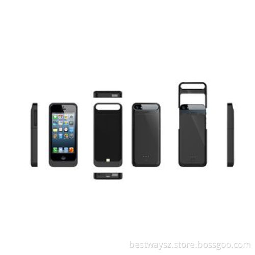 Power Charger Case with MFI Certificate, Charge 100% for iPhone 5/5S